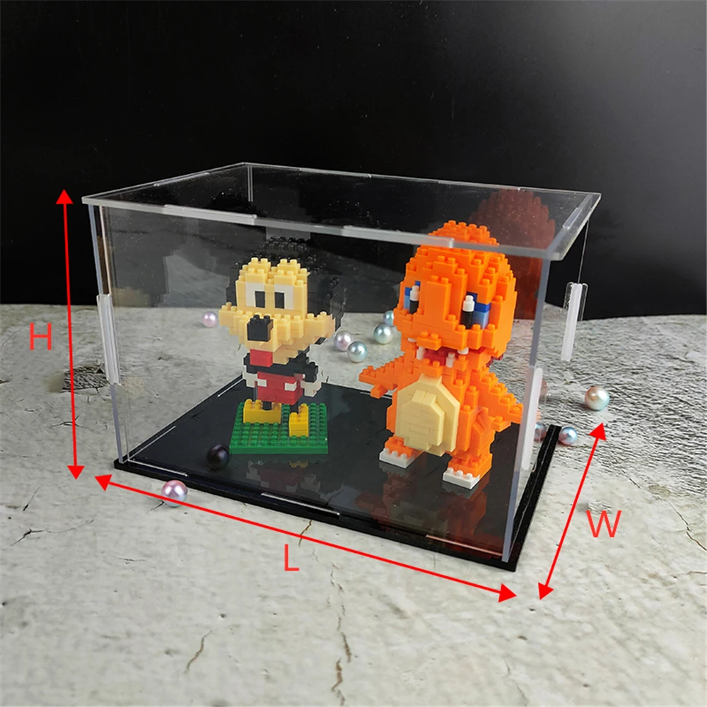Clear Acrylic Display Case Dustproof Model Toy Showcase Doll clay Figures Show Box Transparent Box Store Display Tools