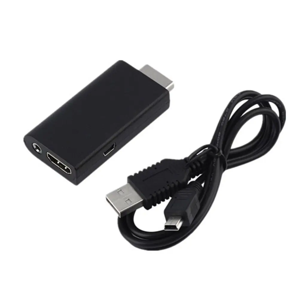 Портативный для PS2 HDMI-совместимый аудио видео конвертер кабель адаптера AV PlayStation 2
