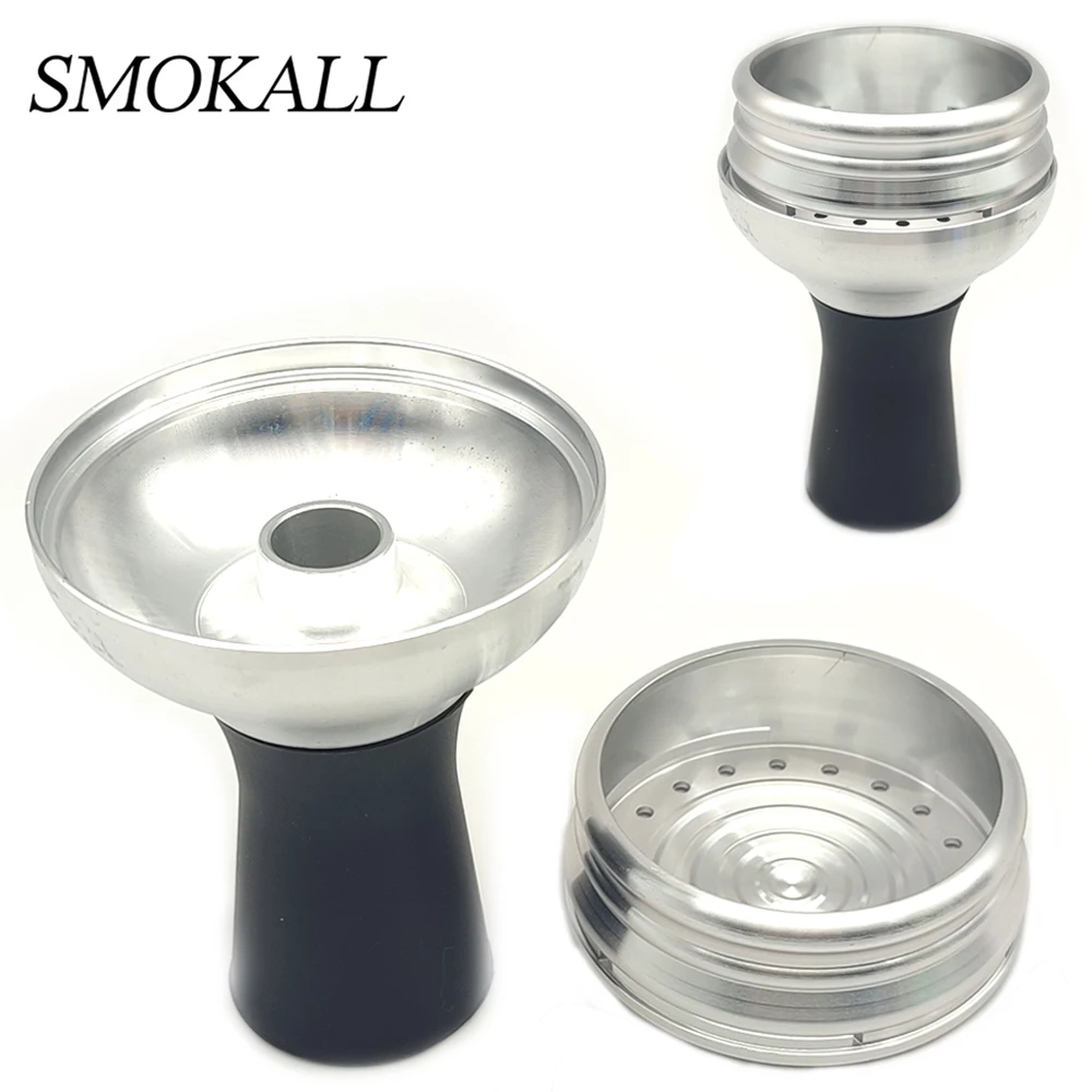 1Pcs Hookah Bowl Metal Charcoal Holder Heat Management Base Sheesha Tobacco  Accessories Narguile Cachimbas Cazoleta Shisha