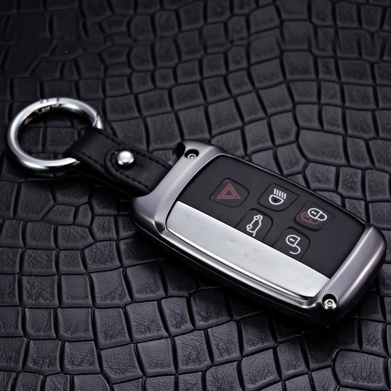 Aluminum alloy Car key cover shell case for Land Rover Sport Discovery Evoque Freelander 2 For JAGUAR XE XF XJF | Автомобили и