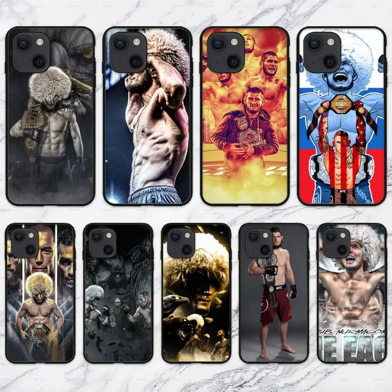 Чехол для телефона K-Khabib-Nurmagomedovs iPhone 11 12 Mini 13 Pro XS Max X 8 7 6s Plus 5 SE XR | Мобильные телефоны