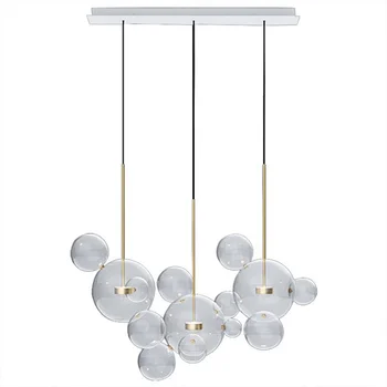 

LED Nordic Iron Glass Gold White Mickey Mouse LED Lamp.LED Light.Ceiling Lights.LED Ceiling Light.Ceiling Lamp For Dinning Room