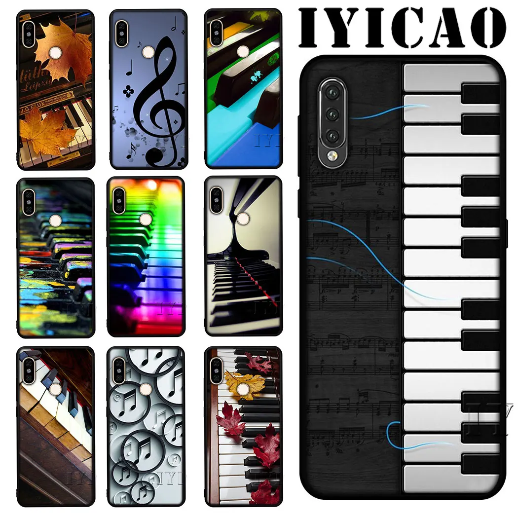 IYICAO Фортепиано Ключ Музыка мягкий силиконовый телефон для Redmi 4A 4X 5A 6A 5 6 Plus 7 S2 Note 4X5