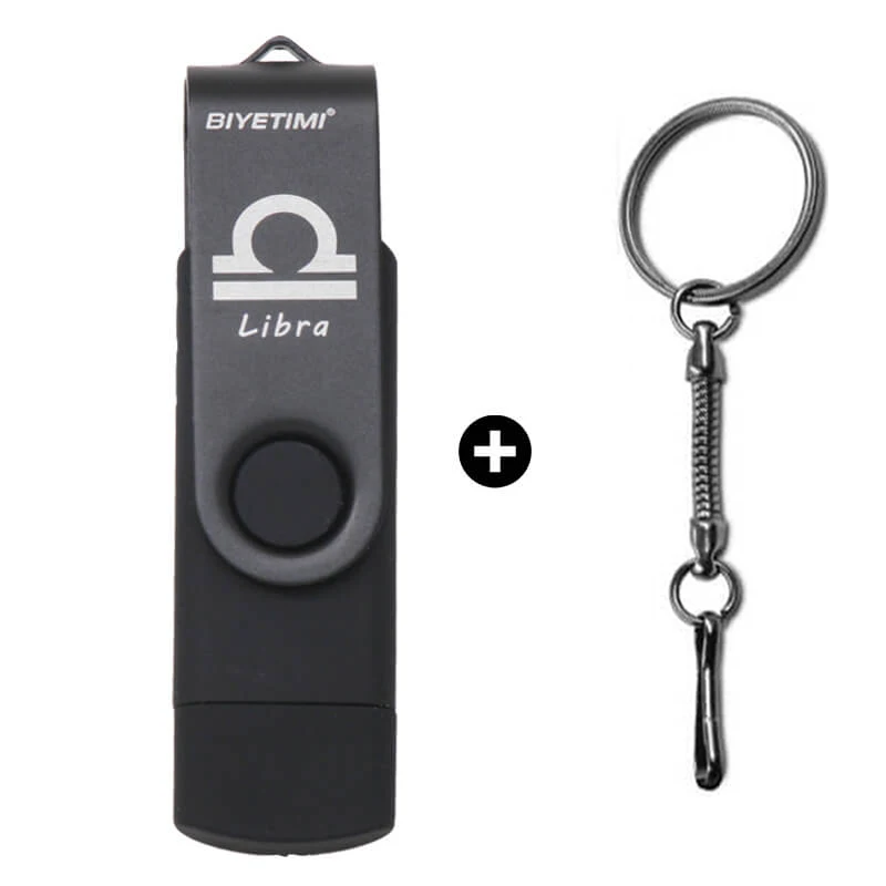 Libra Флеш-накопитель otg usb флэш-накопитель 12 созвездий, объемом памяти 32 Гб или 64 ГБ для android мобильный телефон карта памяти флешка - Цвет: Libra