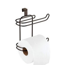 Iron Tissue Rack Holder Organizer Wall mounted Hanging Bathroom Toilet