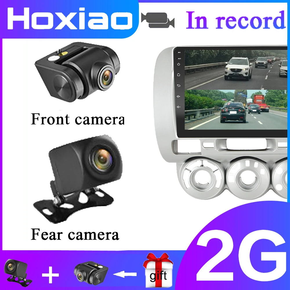 2DIN Android 10 для HONDA JAZZ City 2002 2003 2004 2005 2006 2007 мультимедийный стерео проигрыватель