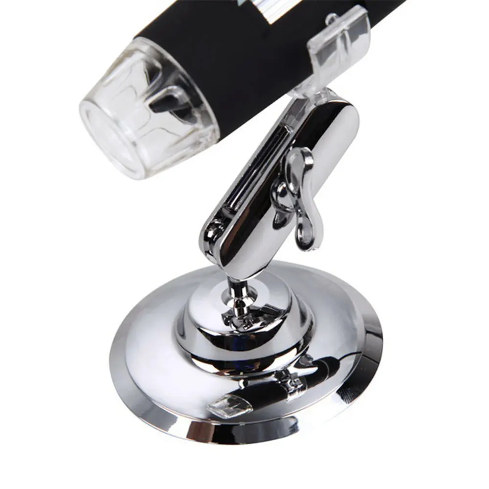 1600X Hand Held Endoscope 8LED Computers Mobile Phones Photos Ear Cleaning Tool Digital Microscope Portable Black Inspection
