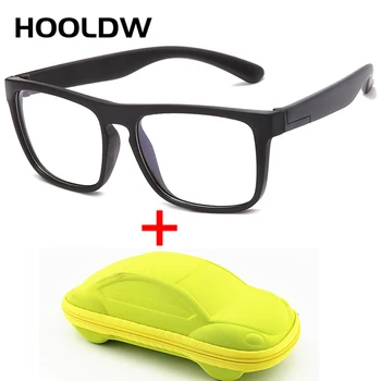 

Square Blue Light Kids Glasses Children Optical Frame Boy Girls Computer Transparent Blocking Anti Reflective Eyeglasses UV400