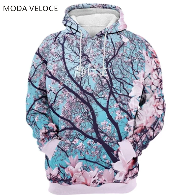 Modaveloce Cherry Blossom Hoodie Polyester With Wool Men Hoodies Sweatshirts Anime S Streetwear Men Hoodie Hip Hop Hoodies Sweatshirts Aliexpress
