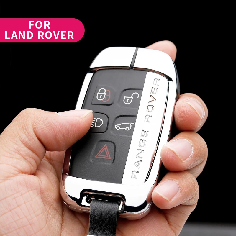 Key Case Cover Car Key Shell For Land Rover A9 Range Rover Sport Evoque Freelander 2 Jaguar XE XJ XJL XF C-X16 V12