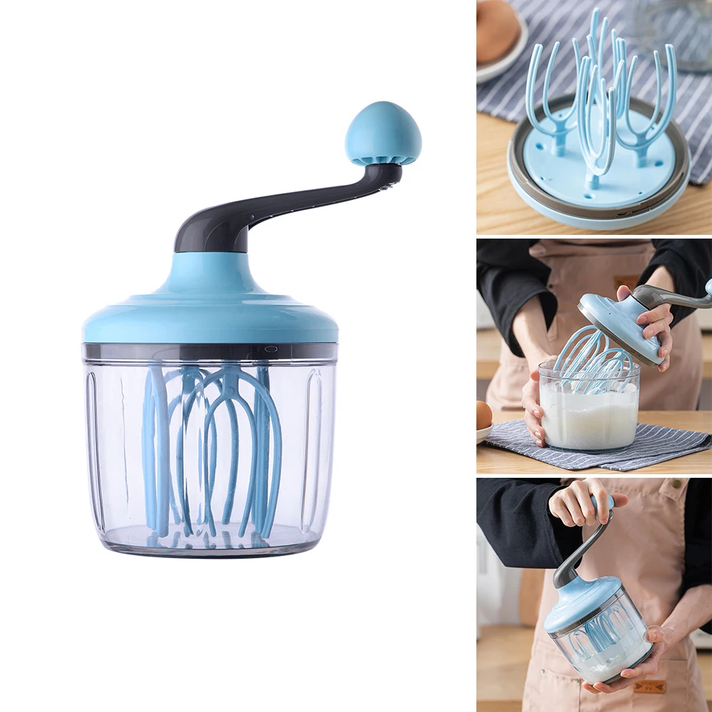 Egg Beater Whisk Hand Stirring Cream Butter Mixer Kitchen Gadgets Multifunctional Manual And Whip | Дом и сад