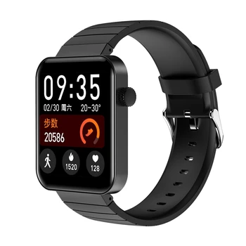 

F16 Smart Watch Women 1.54 Inch HD Full Press Screen IP68 Waterproof Heart Rate Monitor Sport Men Smartwatch Black