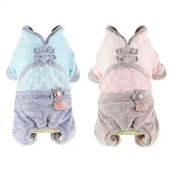 

Winter Pet Clothes Small Dog Pet Han-style Coats Jacket for Warm Dogs Chinese Traditional Clothes Costume for Chihuahua Jumpsuit