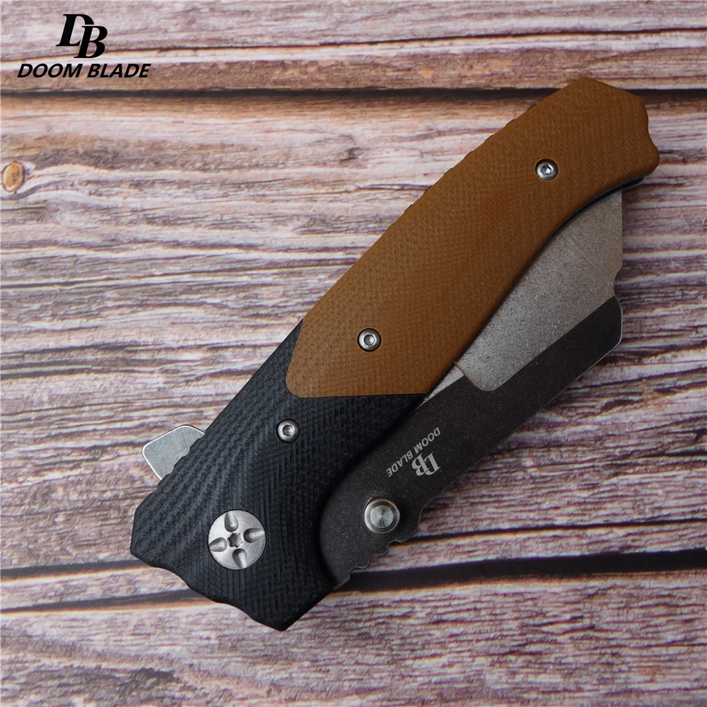 Складной нож с ручкой D2 Blade G10 7 9 дюйма FH11 60 61HRC 2 цвета для кемпинга охоты