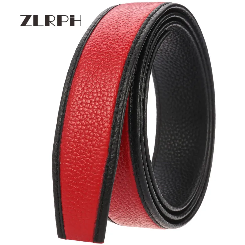 

ZLRPH Men's business pants belt Brand-Name genuine leather Stenciled logo buckle automatic buckle top layer cowhide belt pure