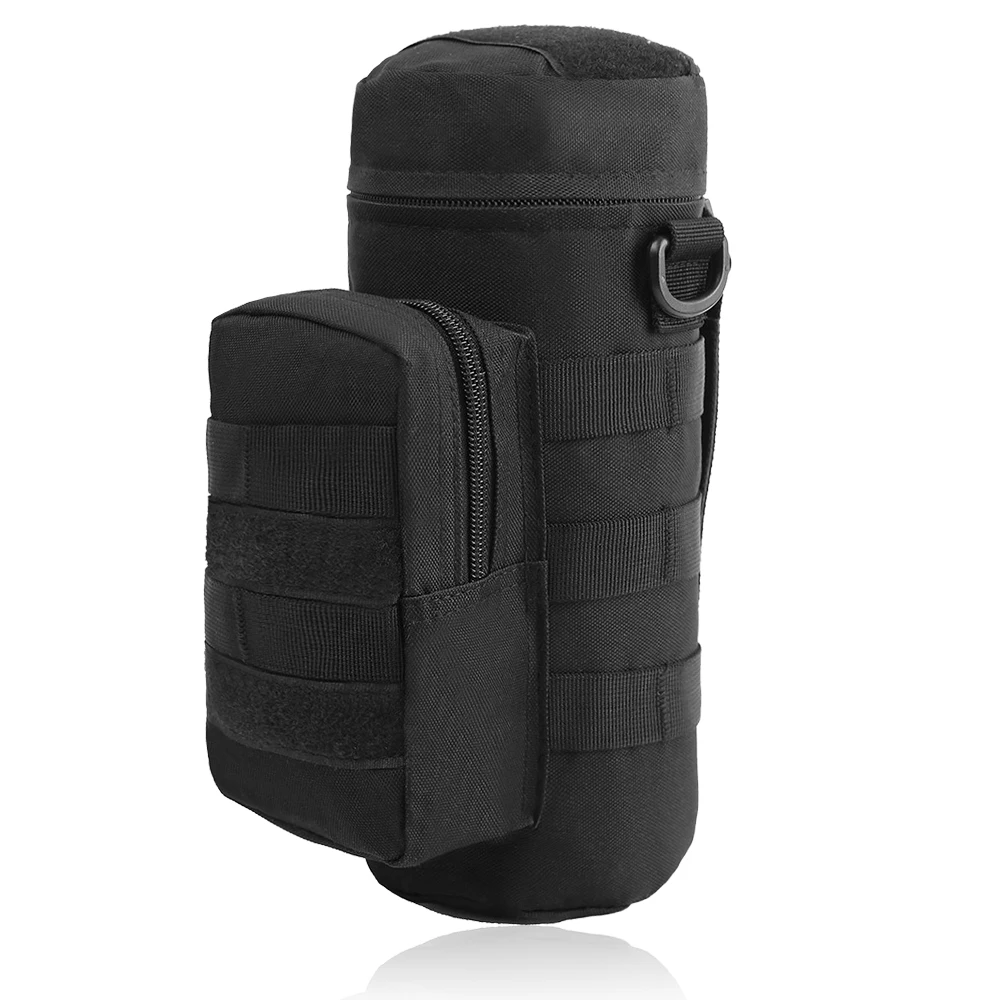 

600D Tactical Molle Water Bottle Pouch Adjustable Kettle Bag Military Kettle Holder Pocket Utility Pouch Backpack Accessory Bag