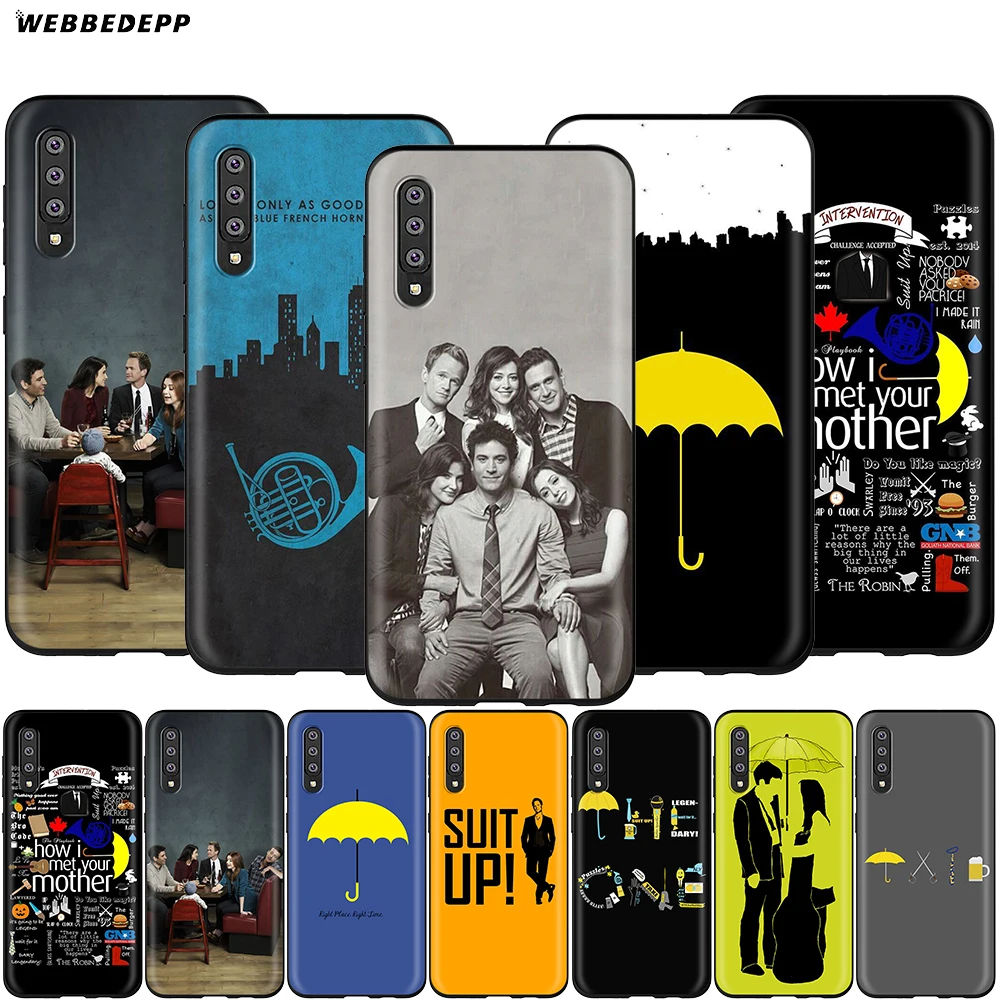 Webbedepp чехол с надписью Как я встретил вашу маму Himym для Samsung Galaxy A2 J4 J6 J7 Duo J8 Core Prime 2018