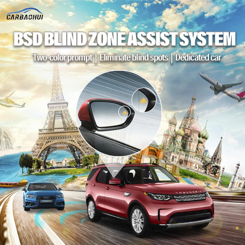 

Автомобильный привод BSD BSM BSA для слепых зон, предупреждающее зеркало, задний радар, система обнаружения микроволновой печи для Land Rover Discovery 4 2014-2017