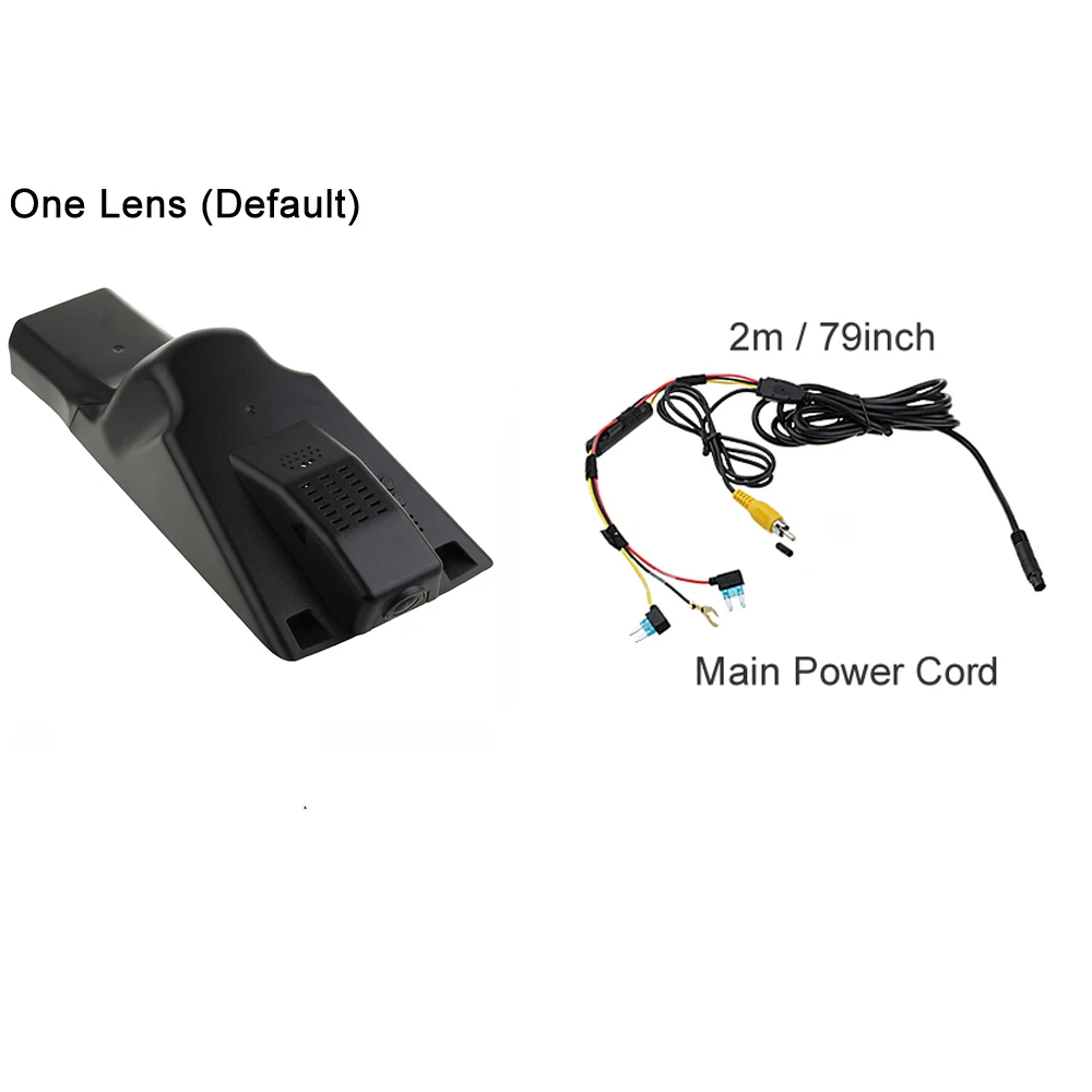 Black Single Camera Автомобильный регистратор DVR видеорегистратор камера Wifi цифровой видеорегистратор для Ford Everest Endeavour - Название цвета: Black Single Camera
