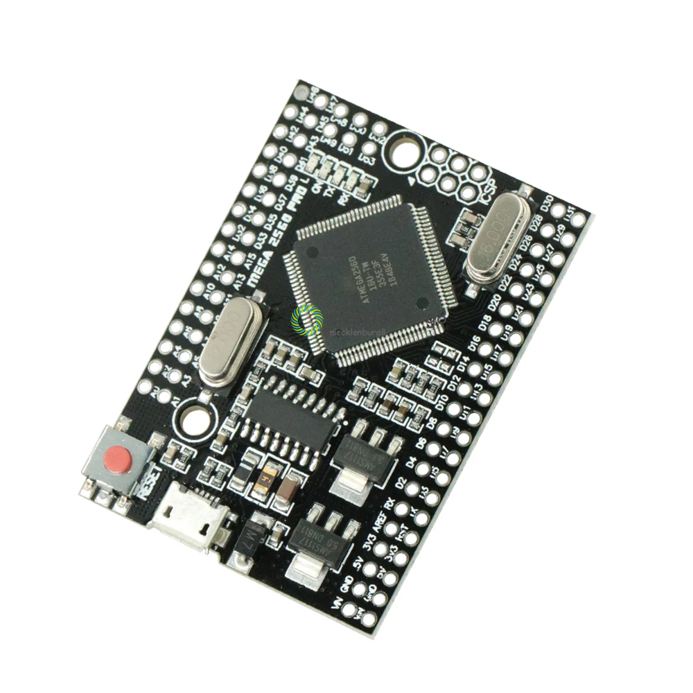 Mega 2560 PRO добавить CH340G/ATMEGA2560-16AU чип с штыревыми разъемами, совместимый с Arduino Mega2560 Micro USB xpansion модуль