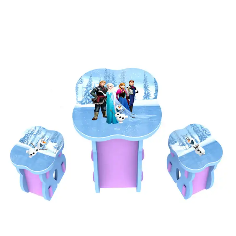 Disney Frozen Children Secretary Desk And Chairs Set Princess