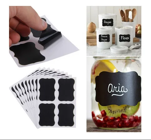 5 листов/Упаковка многоразовые наклейки для ёмкости из ПВХ | Дом и сад