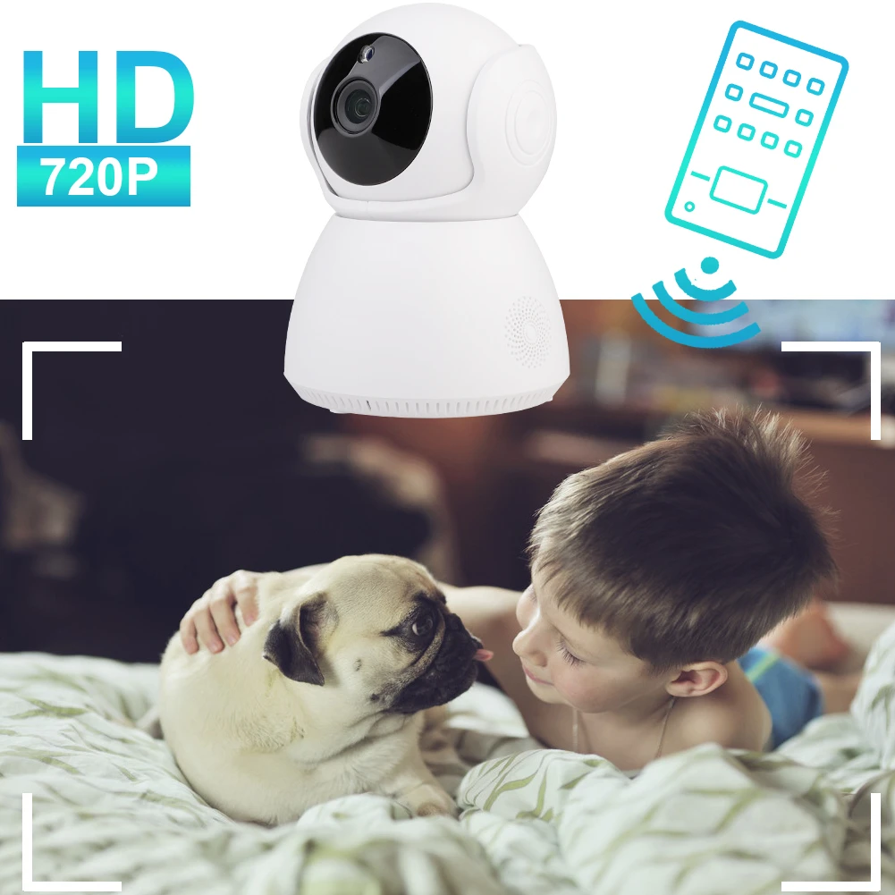 HD 1080P IR Night Vision Baby Monitor Home Security IP Camera Wireless Camera WI-FI CCTV Surveillance Cloud Storage Phone Remote