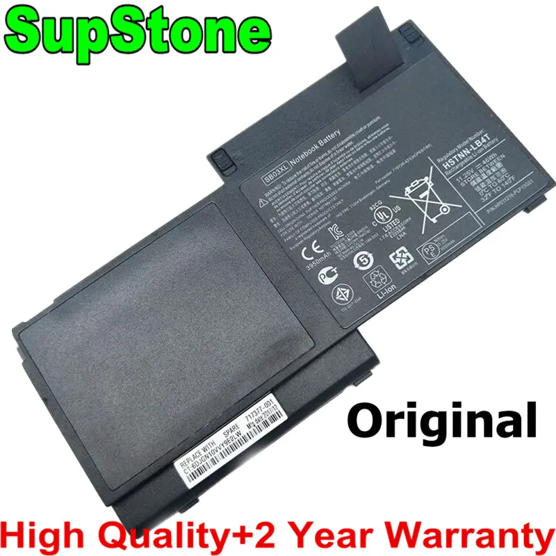 SupStone SB03XL Батарея для hp EliteBook 820 720 725 G1 G2 716726-1C1 717378-001 аккумулятор большой емкости E7U25ET F6B38PA HSTNN-LB4T SB03046XL