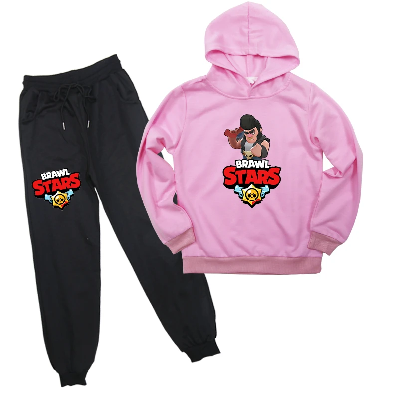 B4 Детский хлопковый спортивный костюм для игры в стрельбу; повседневные мужские толстовки с капюшоном и штаны; уличная одежда для подростков; спортивные рубашки; комплекты одежды - Цвет: B4