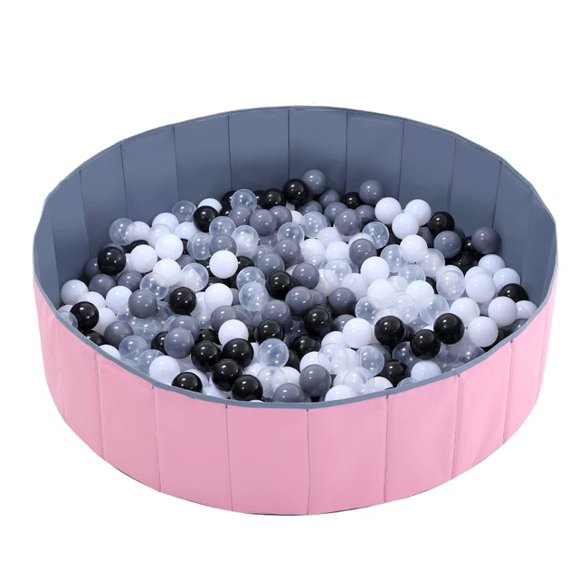 Ocean Ball Pool Children Home Folding Ball Pool Toy Indoor Fence Baby Bubble Color Ball Game Multi-function Folding Pool 4