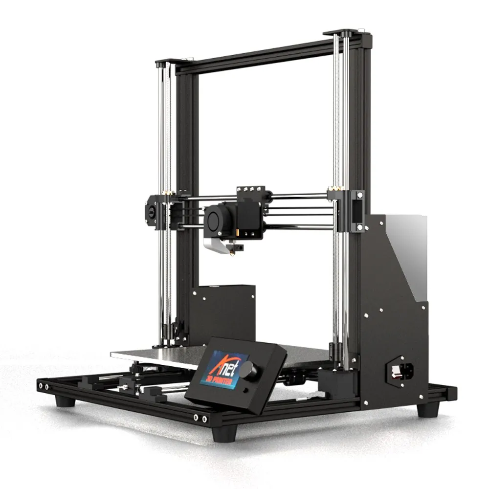 Модернизированный Anet A8 плюс 3D-принтеры Высокоточный DIY A8 плюс 3D-принтеры Self-монтажные алюминиевые сплав рама со съемными ЖК-дисплей Экран