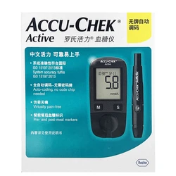 ACCU CHEK Active 50pcs Test Strip Lancent Diabetic Tester Diabetes Glucosemeter Monitor Meting
