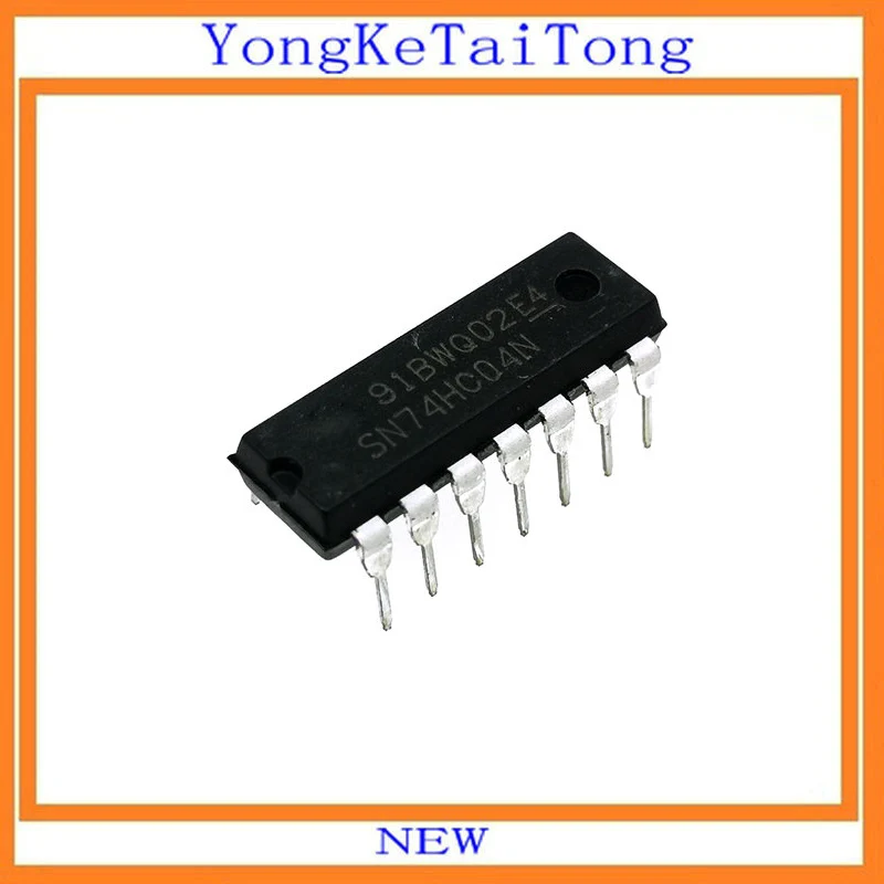 

10PCS 74HC04 SN74HC04N IC INVERTER 6CH 6-INP 14DIP SN74HC04 74HC04N