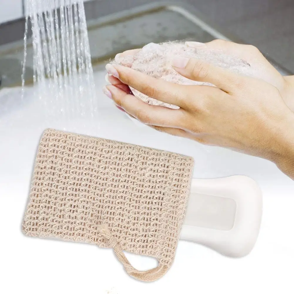 

4PCS Soap Bag Natural Soap Pouches Handmade Soap Storage Bag for Lathering and Drying