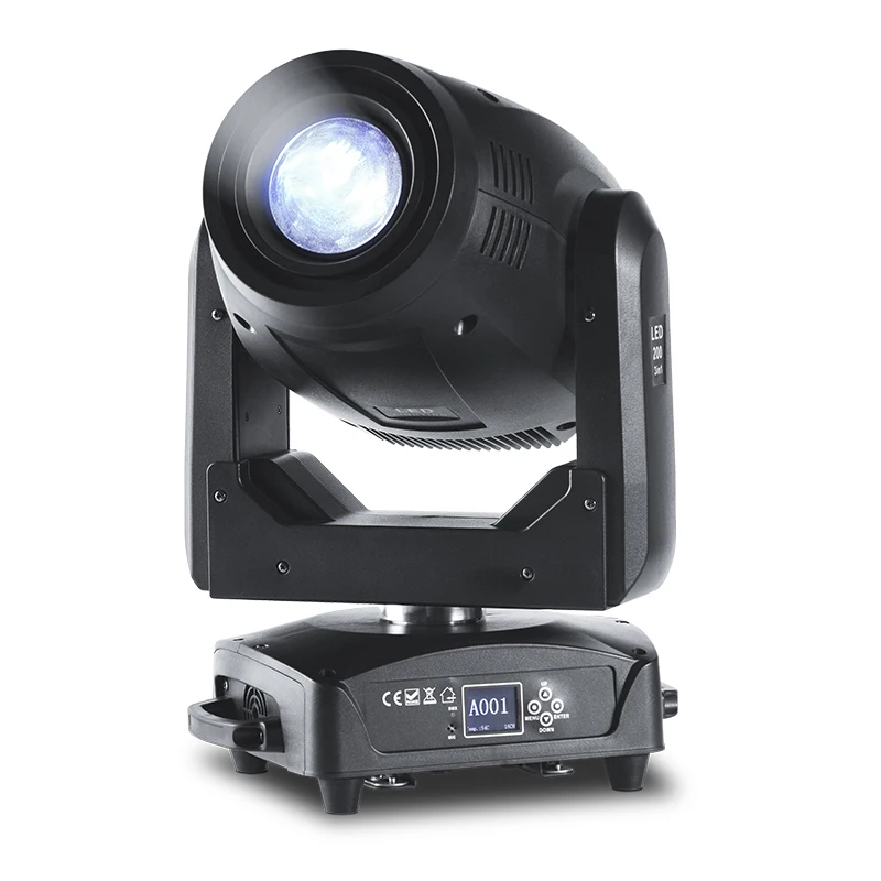 BSW Led сценический светильник с подвижной головкой 200W led source pro lighting|Эффект