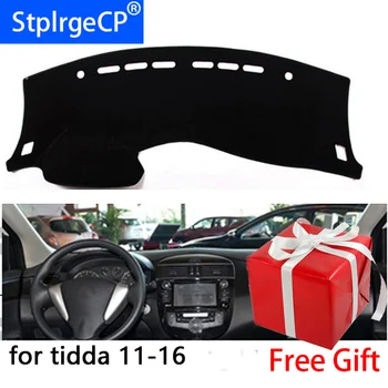 

For Nissan tiida c12 2011-2019 Right and Left Hand Drive Car Dashboard Covers Mat Shade Cushion Pad Carpets Accessories