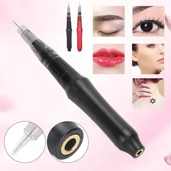 

Semi-Permanent Microblading Eyebrow Lips Tattoo Machine Makeup Tattoo Pen EU US Plug 110-240V Low vibration Permanent Tattoo Gun