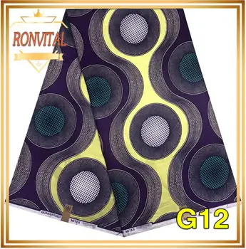 

RONVITAL GOLDEN WAX PRINT FABRIC AFRICA PRINT MATERIAL LADY DRESS DIY WAX FABRIC NIGERIA STYLES 100% COTTON 6YARDS/FREE SHIPPING