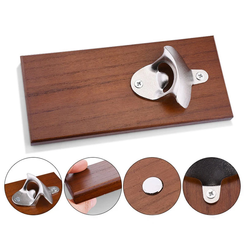 Магнитный Открыватель для бутылок настенный Декор дома в деревенском стиле