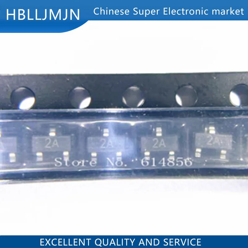 50PCS MMBT3906 2A 3906 MMBT3906LT1G 2N3906 200mA 40V SOT 23 PNP SMD