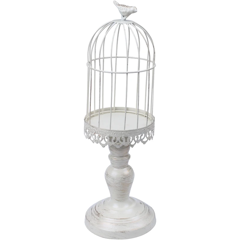 

Hollow Hanging Bird Cage Candle Holder Candlesticks Lantern Wedding Decorations Candle Stand Holder Home Table Ornaments Candlel