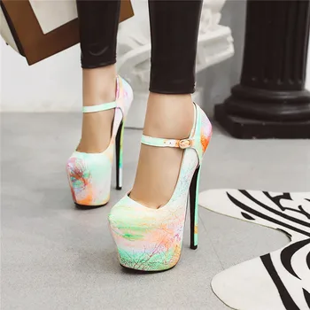 

2020 spring new high heels with 20cm high fashion shoes size