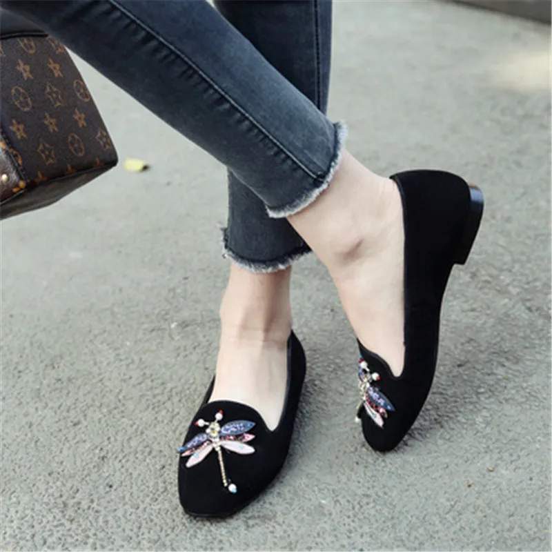 Zapatos De Mujer; женские лоферы из флока; scarpe donna; принт с животными; женские туфли на плоской подошве; Новинка года; chaussures femme; сезон осень
