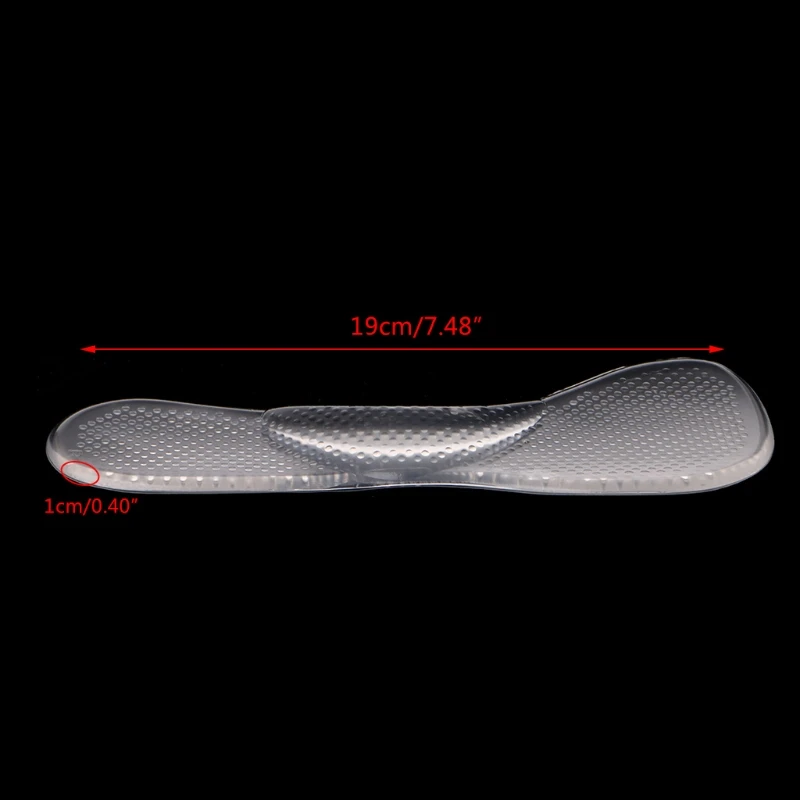 Silicone Gel Adjusting Flatfoot Correction Arch Support Heel Insoles Seven Point X3UA