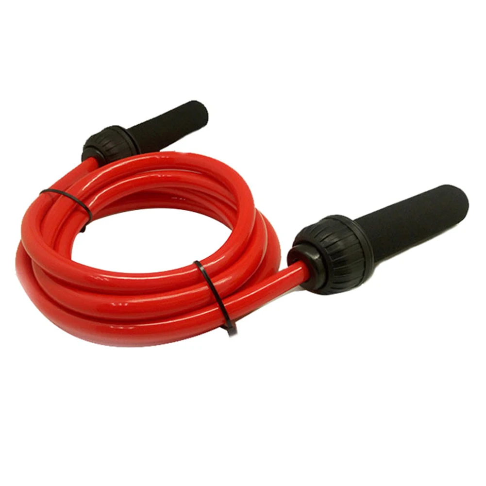 red 400g Weighted Jump Rope Heavy Jump Rope with Memory Non-Slip Cushioned Grip Handles SAL99 - Цвет: red 400g