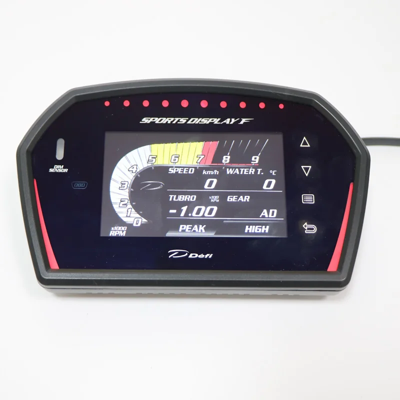 Defi-Gauge-Water-Oil-Temp-Boost-Speed-Tachometer-DSDF-LCD-screen-OBD2 ...