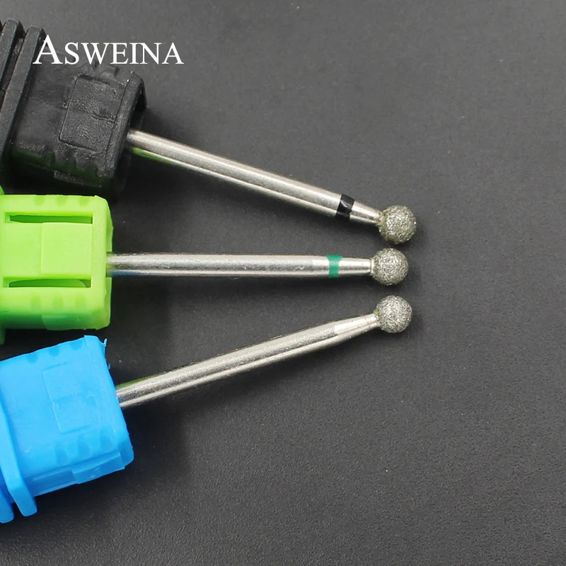 ASWEINA 3,5 мм размер алмазный шлифовальный бор для ногтей сверло для омертвевшей кожи для быстрого удаления алмазных долот Электрический аксессуар