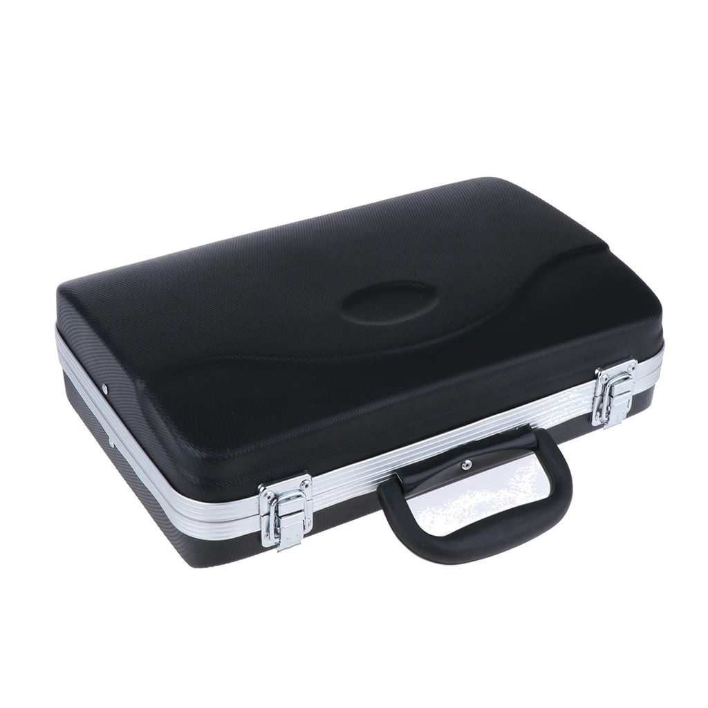 Portable Plastic Clarinet Gig Bag Case Hard Protector with Lining