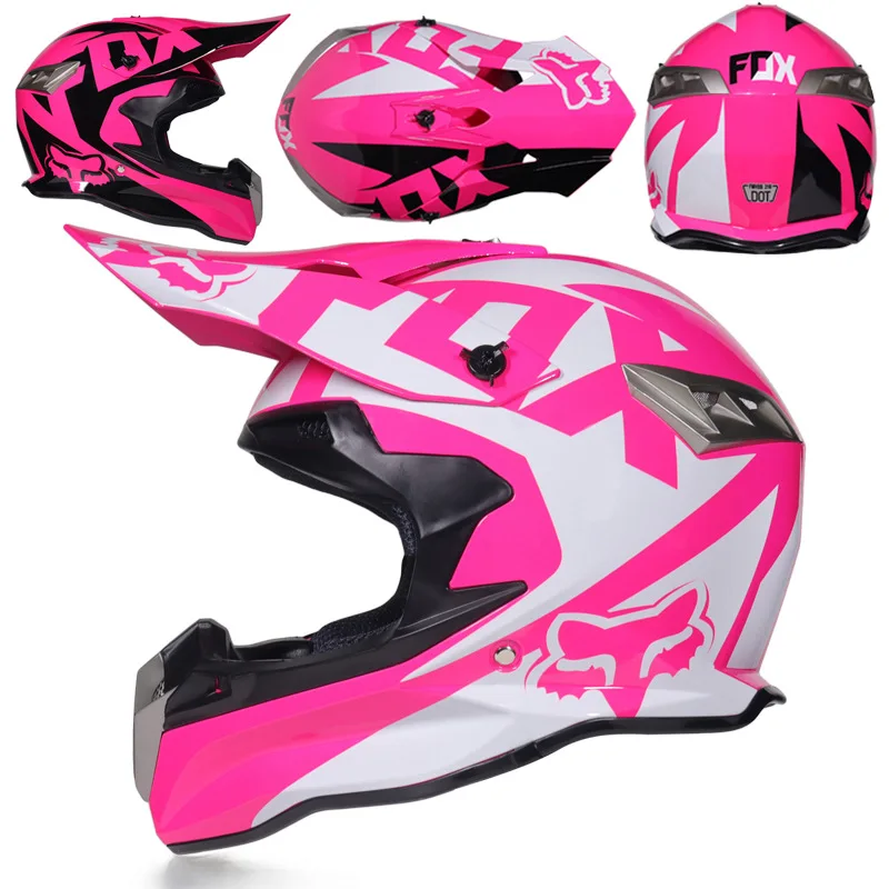 Гоночный Кроссовый мотоциклетный шлем для мотоцикла внедорожный мотоциклетный шлем Casco Moto полный шлем для лица DOT Moto Capacete - Цвет: 21