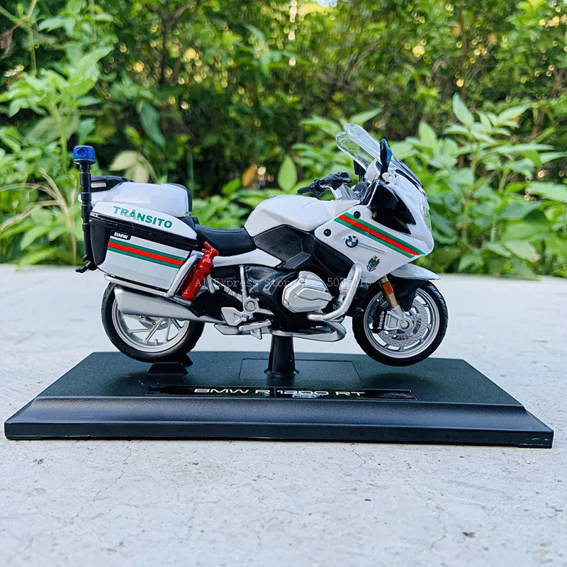 Maisto 1:18 BMW R1200 RT Portugal Police motorcycle series original authorized simulation alloy motorcycle model toy car